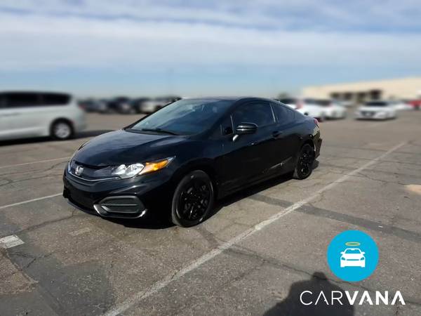 2014 Honda Civic LX Coupe 2D coupe Black - FINANCE ONLINE - cars &... for sale in Long Beach, CA – photo 3