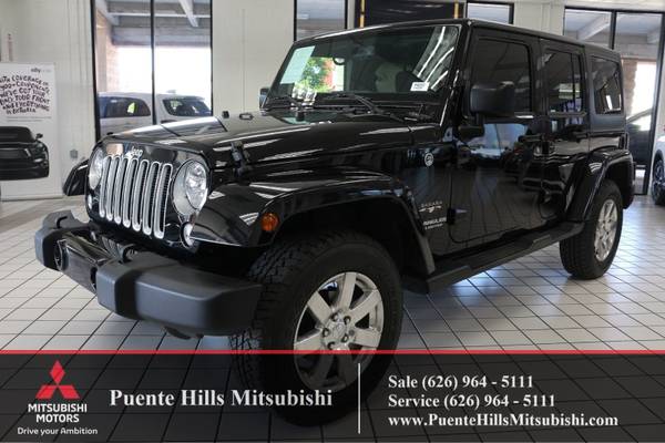 2016 Jeep Wrangler JK Unlimited Sahara suv Black Metallic for sale in City of Industry, CA – photo 2