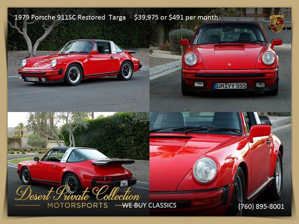 1976 Porsche 911S Fully Matching Numbers+COA Coupe Coupe at an... for sale in Palm Desert, NY – photo 13