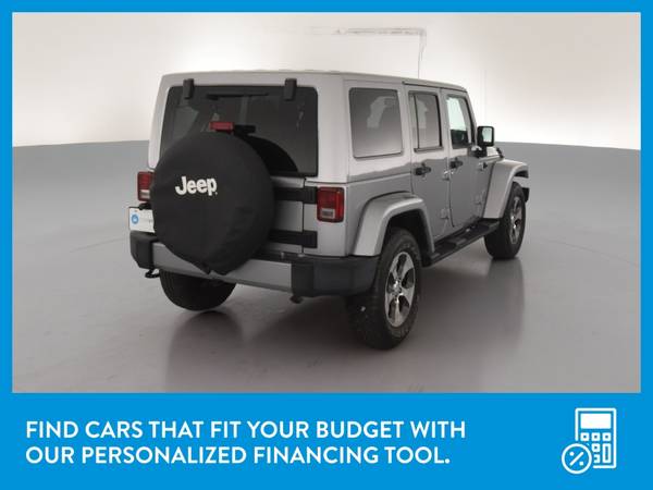 2017 Jeep Wrangler Unlimited Sahara Sport Utility 4D suv Silver for sale in Pocono Pines, PA – photo 8