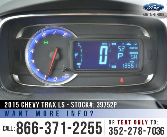 *** 2015 Chevy Trax LS SUV *** Touchscreen - Camera - Bluetooth for sale in Alachua, GA – photo 16