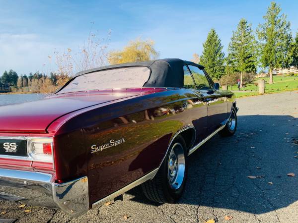 1966 Chevy Chevelle convertible for speed - cars & trucks - by owner... for sale in Lynnwood, CA – photo 7
