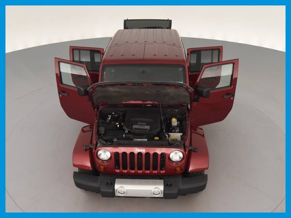 2012 Jeep Wrangler Unlimited Sahara Sport Utility 4D suv Red for sale in Cleveland, OH – photo 22