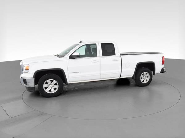 2014 GMC Sierra 1500 Double Cab SLE Pickup 4D 6 1/2 ft pickup White... for sale in Fresh Meadows, NY – photo 4
