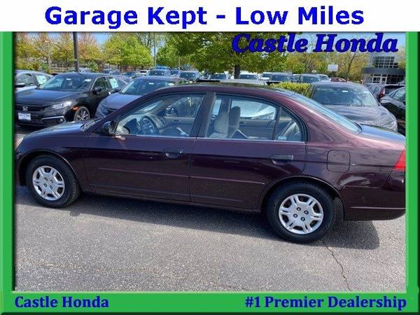 2001 Honda Civic sedan Purple - - by dealer - vehicle for sale in Morton Grove, IL – photo 2