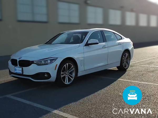 2018 BMW 4 Series 430i xDrive Gran Coupe Sedan 4D coupe White - -... for sale in Washington, District Of Columbia – photo 3