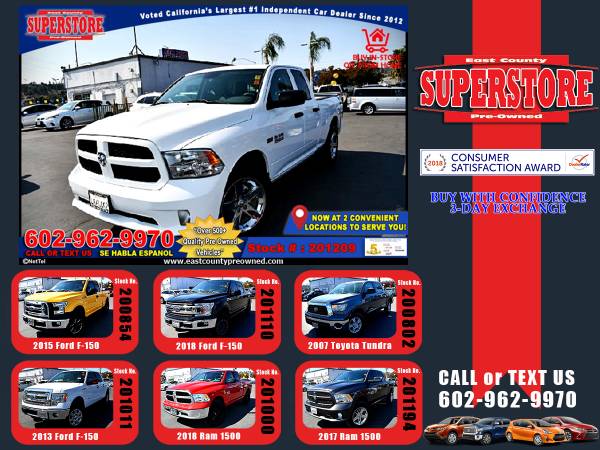 2017 RAM 1500 EXPRESS TRUCK-EZ FINANCING-LOW DOWN! - cars & trucks -... for sale in EL CAJON, AZ – photo 24