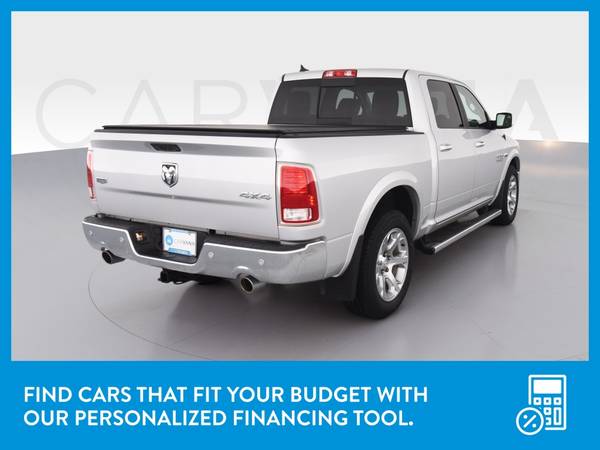 2016 Ram 1500 Crew Cab Laramie Pickup 4D 5 1/2 ft pickup Silver for sale in Riverdale, IL – photo 8