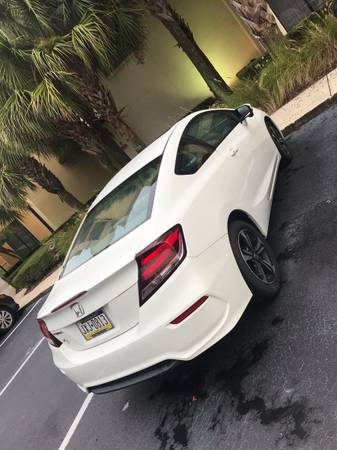 2015 Honda Civic coupe EX white for sale in Altamonte Springs, FL – photo 4