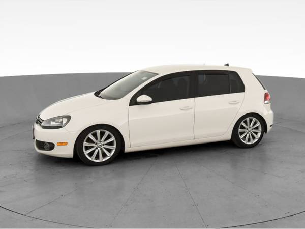 2013 VW Volkswagen Golf TDI Hatchback 4D hatchback White - FINANCE -... for sale in South El Monte, CA – photo 4