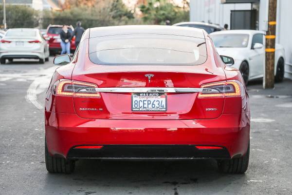 2017 Tesla Model S 100D hatchback Red Multi-Coat for sale in Sacramento , CA – photo 4