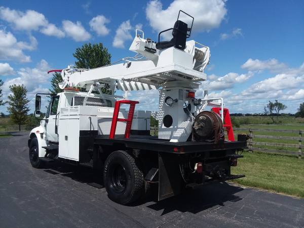84k Miles 45' International 4300 Digger Derrick Diesel Terex Telelect for sale in Hampshire, NY – photo 3