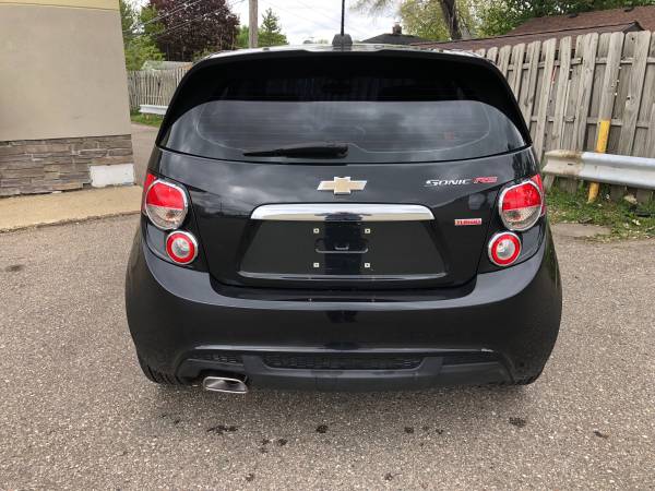 2015 Chevy Sonic RS Turbo 1 OWNER SENIOR OWNED! - - by for sale in Sterling Heights, MI – photo 4