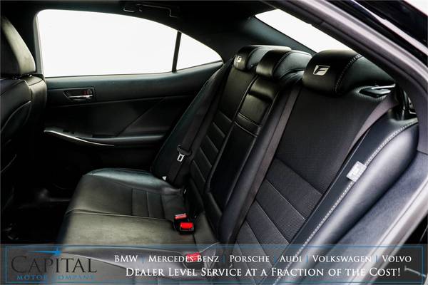 Incredible Stance! All-Wheel Drive Lexus IS250 F-SPORT w/LEDs, Nav,... for sale in Eau Claire, WI – photo 8