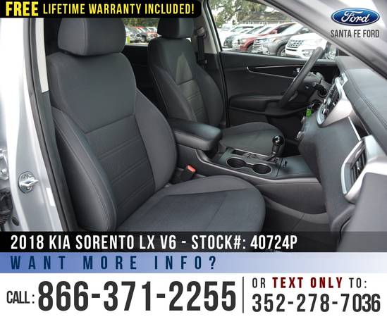*** 2018 KIA SORENTO LX SUV *** Cruise Control - SIRIUS - Bluetooth... for sale in Alachua, GA – photo 19