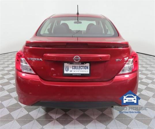 2019 Nissan Versa Sedan SV CVT RED - - by dealer for sale in Scottsdale, AZ – photo 6