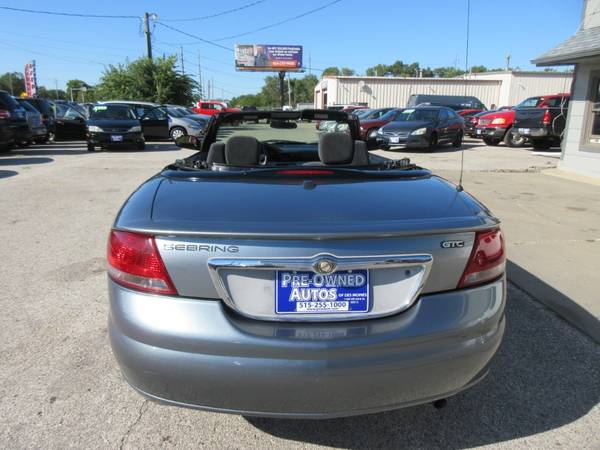 2006 Chrysler Sebring GTC Convertible - Auto/Wheels/Low Mileage -... for sale in Des Moines, IA – photo 6