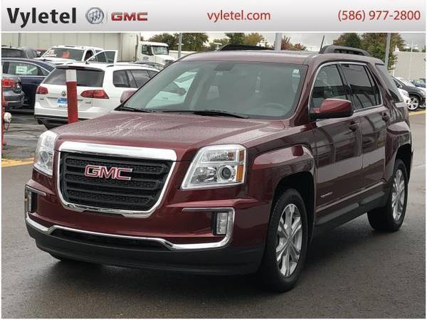 2017 GMC Terrain SUV AWD 4dr SLE w/SLE-2 - GMC Crimson Red Tintcoat for sale in Sterling Heights, MI – photo 5