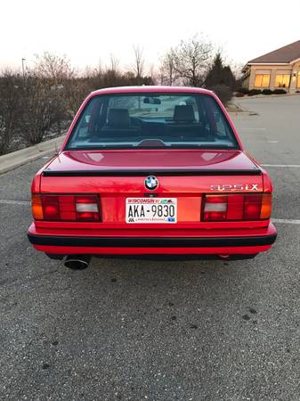 1990 Bmw 325ix 5-speed manual sedan red e30 - cars & trucks - by... for sale in Oregon, WI – photo 21