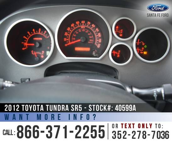 2012 Toyota Tundra SR5 *** Camera, Homelink, Tinted Windows *** -... for sale in Alachua, FL – photo 11