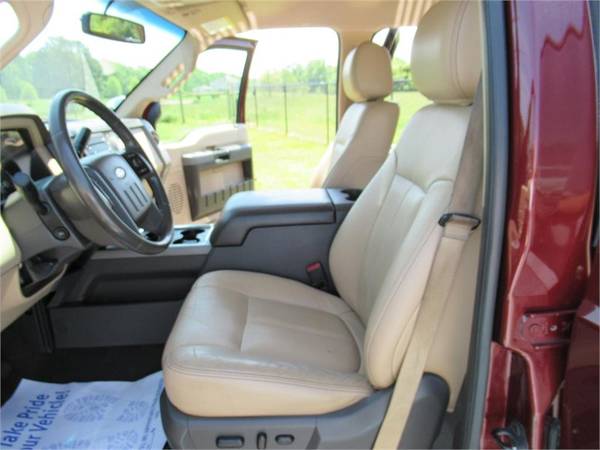 2012 FORD F250 SUPER DUTY LARIAT, Burgundy APPLY ONLINE for sale in Summerfield, SC – photo 5
