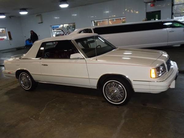 Dodge 600 convertible,1986 like new - cars & trucks - by owner -... for sale in Sobieski, WI – photo 8