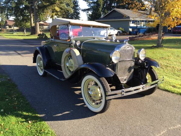 1931 Ford Model A Deluxe Roadster - cars & trucks - by owner -... for sale in Poulsbo, WA – photo 3