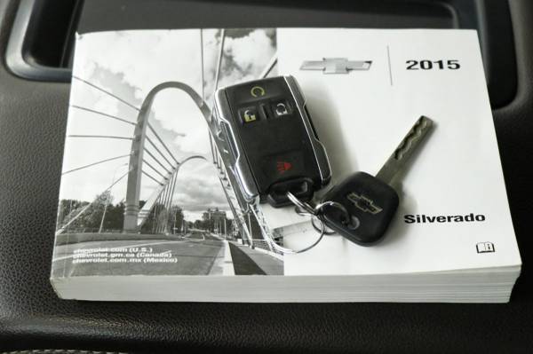SLEEK White SILVERADO *2015 Chevrolet 1500 LTZ* 4X4 Crew Cab... for sale in clinton, OK – photo 7