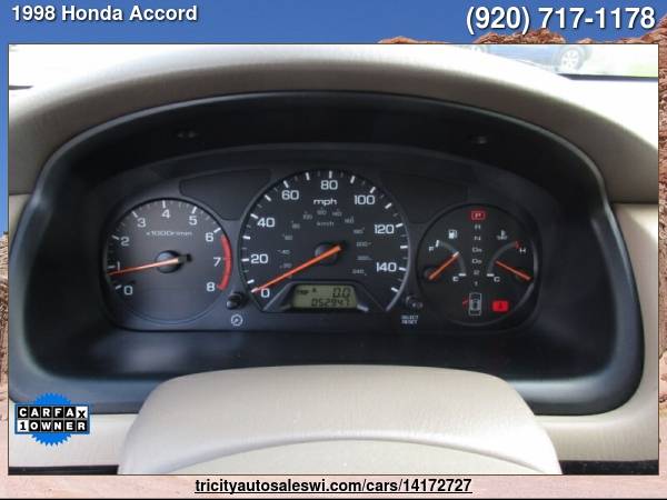 1998 HONDA ACCORD LX 4DR SEDAN Family owned since 1971 - cars & for sale in MENASHA, WI – photo 13