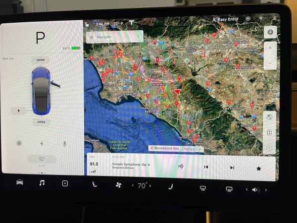 2019 Tesla Model 3 SR+, 8,500 Miles, Autopilot, Carpool stickers -... for sale in Irvine, CA – photo 14