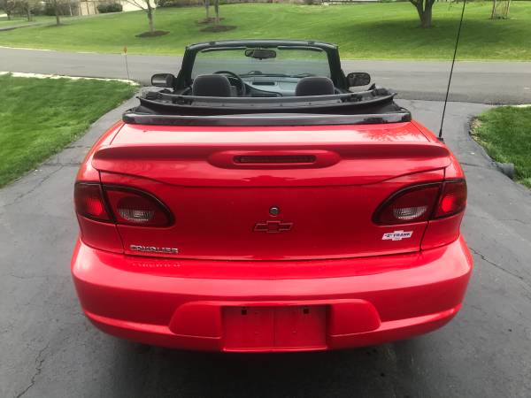 Sold 2000 Chevy Cavalier Z24 Convertible (Low miles) - cars & for sale in Elgin, IL – photo 3