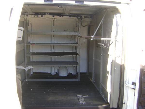 2009 Chevy Express 2500 Cargo Van Ladder Rack Work Bins ENCLOSED NO... for sale in SF bay area, CA – photo 6