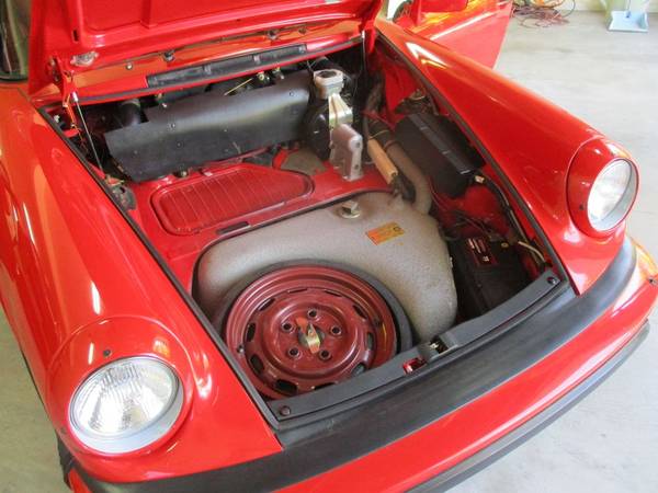 1985 Porsche Red/Red No Sunroof US Carrera Coupe for sale in Sacramento, OR – photo 5