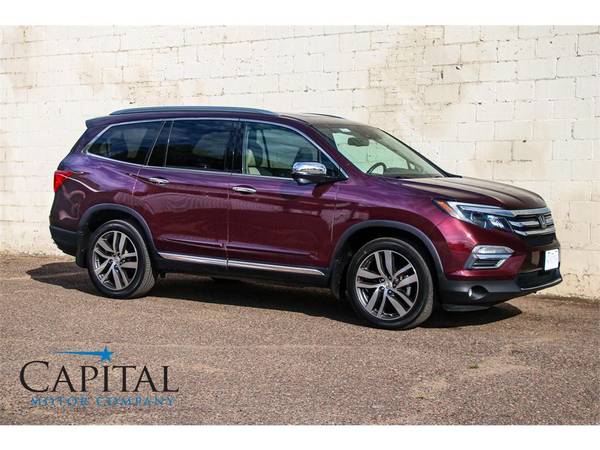 2016 Honda Pilot Touring 4WD SUV w/Touchscreen Navi, BluRay DVD! for sale in Eau Claire, WI – photo 2