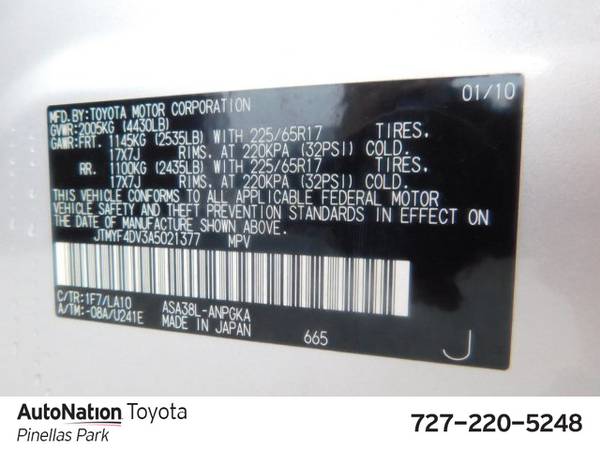 2010 Toyota RAV4 Ltd SKU:A5021377 SUV for sale in Pinellas Park, FL – photo 16