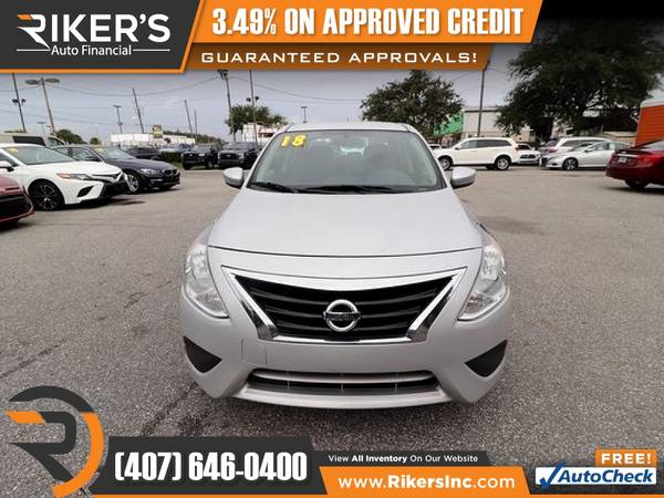 $139/mo - 2018 Nissan Versa 1.6 SV - 100 Approved! - cars & trucks -... for sale in Kissimmee, FL – photo 5