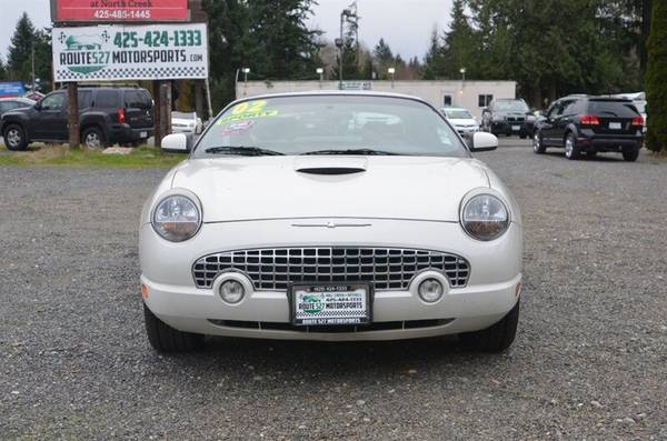 2002 Ford Thunderbird Deluxe DUAL TOPS - - by dealer for sale in Bothell, WA – photo 2