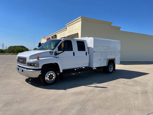 2005 GMC 5500HD Duramax Diesel Utility Bed Work Truck - cars & for sale in Rockwall, TX – photo 4