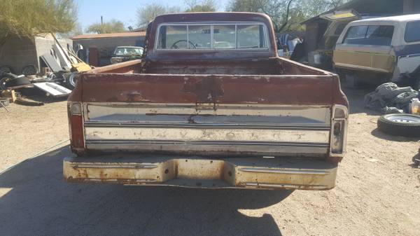 1969 Chevy SB 2WD CST 396 AT AC Factory Buckets Roller Project for sale in Cave Creek, AZ – photo 6