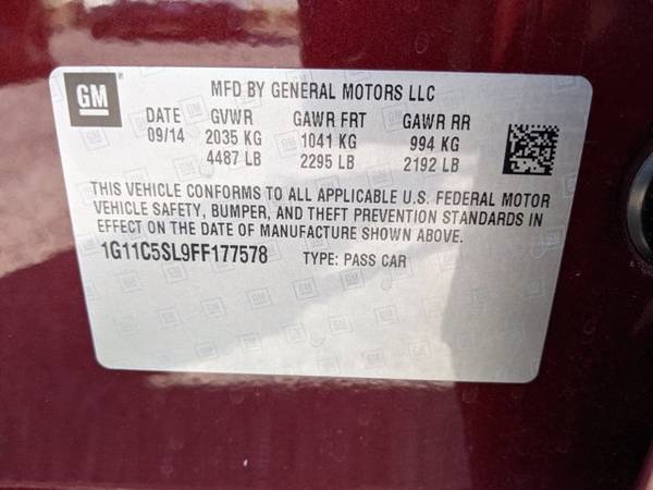 2015 Chevrolet Malibu LT SKU: FF177578 Sedan - - by for sale in Fort Worth, TX – photo 24