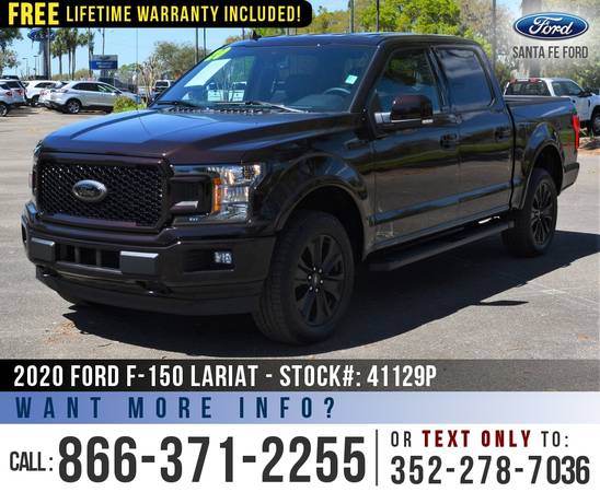 2020 Ford F150 Lariat Ecoboost - Leather Seats - SYNC - cars for sale in Alachua, GA – photo 3