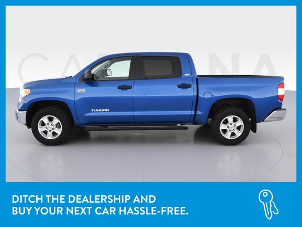 2017 Toyota Tundra CrewMax SR5 Pickup 4D 5 1/2 ft pickup Blue for sale in Appleton, WI – photo 4