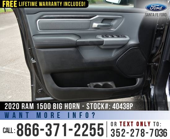2020 RAM 1500 BIG HORN 4WD *** Camera, Cruise, Homelink *** - cars &... for sale in Alachua, FL – photo 8