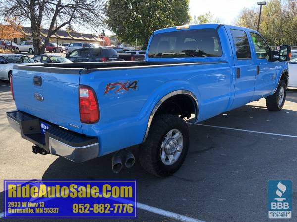 2013 Ford F350 F-350 XLT Crew cab FX4 4x4 TURBO DIESEL nice FINANCING! for sale in Minneapolis, MN – photo 5