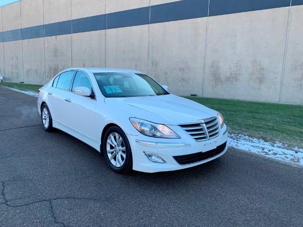 2012 Hyundai Genesis 3.8L -- SUPER Sharp!! Crispy White with AMAZING D for sale in Madison, WI – photo 3