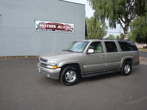 2003 CHEVROLET SUBURBAN LT 4X4 5.3 MOONROOF LEATHER 184K MILES -... for sale in LONGVIEW WA 98632, OR – photo 2