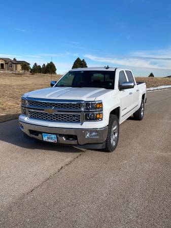 2015 Chevrolet Silverado Crew Cab LTZ 4x4 Low Miles Must See - cars... for sale in Spearfish, SD