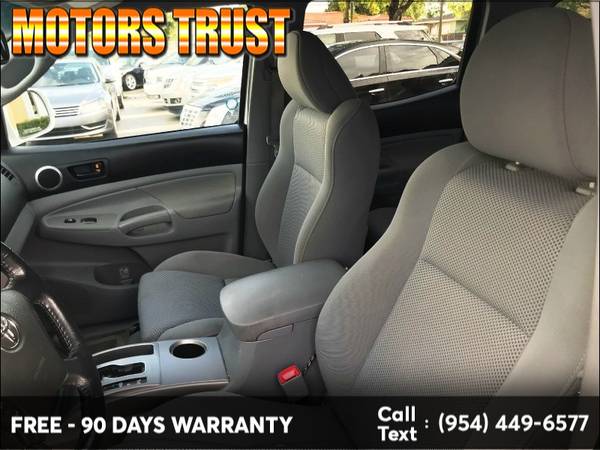 2010 Toyota Tacoma 4WD DoubleCab V6 Auto 90 Days Car Warranty for sale in Miami, FL – photo 13