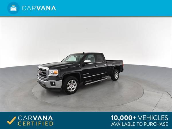 2014 GMC Sierra 1500 Double Cab SLT Pickup 4D 6 1/2 ft pickup BLACK - for sale in Chattanooga, TN – photo 6