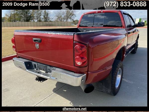 2009 Dodge Ram 3500 SLT 4X4 Dually Diesel - cars & trucks - by... for sale in Lewisville, TX – photo 6